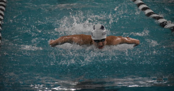 Photo by Ben Ray
Lindbergh’s Heston Grant competes in the 200 I.M. Thursday Dec. 8.