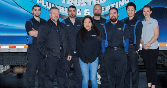 Trusted Plumbing and Heating, a locally owned, family business, offers comprehensive plumbing services from a team of skilled tradespeople. Photo courtesy Trusted Plumbing and Heating