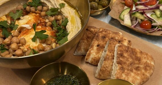 Cameron Sheppard/Sound Publishing
Hummus Shakshuka at Gold Schnitzel Mediterranean.