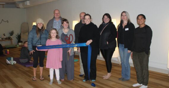 Crown Yoga had its ribbon cutting ceremony on Tuesday, Nov. 14. Photo by Bailey Jo Josie/Sound Publishing.