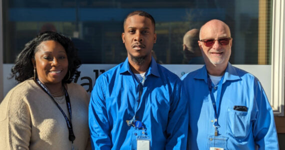 From left to right: Sarah Faison, Jamarlon (Jay) Latham, and Bob Wilson.
