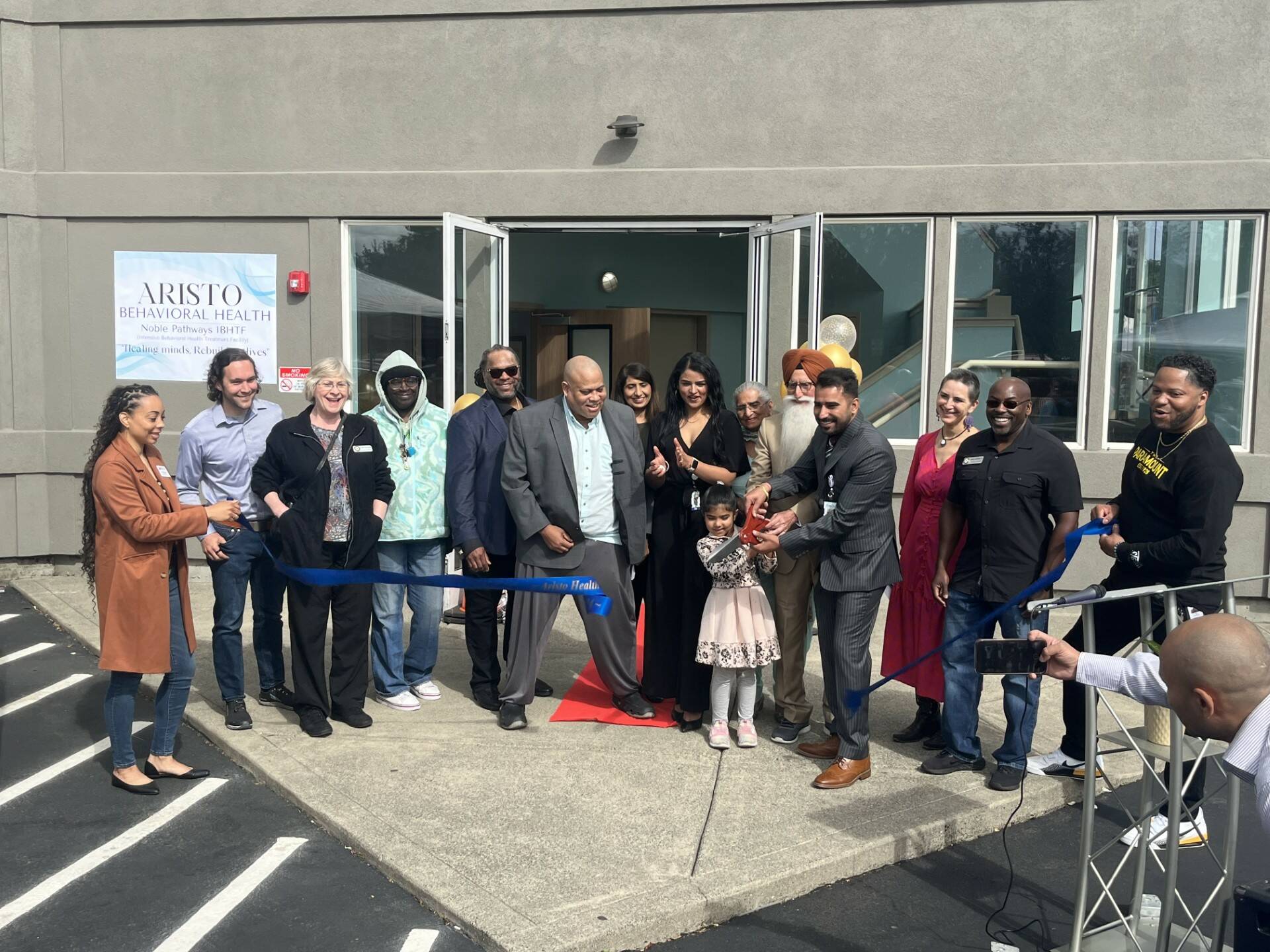 Ribbon cutting at Aristo Intensive Behavioral Health Treatment Facility, 95 S. Tobin St., Renton. Photo by Max Burchi/Renton Reporter