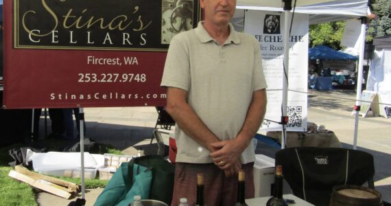 Perry Preston, owner of Stina’s Cellars. Photos by Annika Hauer