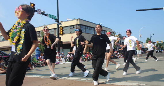 Body Language Studio students wow the crowd at the 2024 Renton River Days parade. Photo by Bailey Jo Josie/Sound Publishing.
