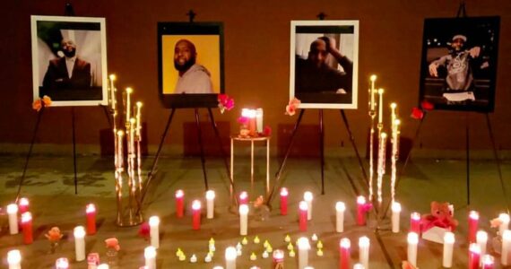 A candlelight vigil was held for Jonathan Gant at Dimmitt Middle School on Saturday, Jan. 11. Courtesy photo.