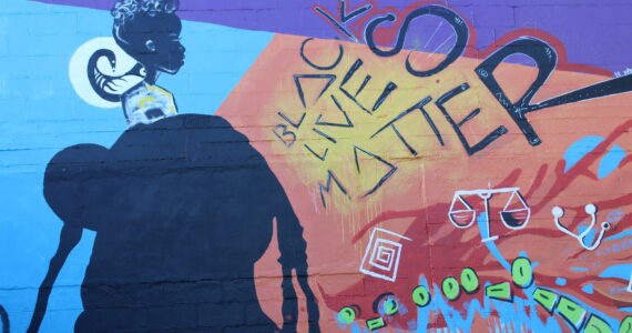 Black Lives Matter mural in Downtown Renton. Bailey Jo Josie / Sound Publishing