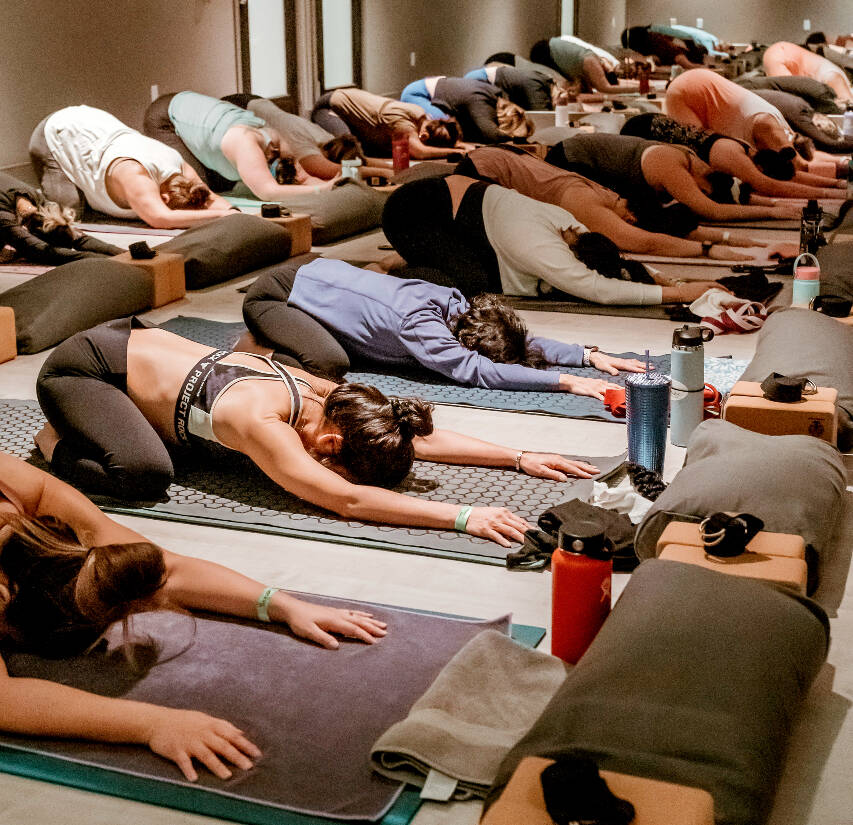Two community classes were offered following the ribbon cutting. Photo courtesy of The Pink Tree Photography.