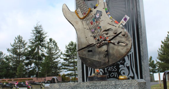 The grave of Jimi Hendrix at Greenwood Memorial Park in Renton. Photo by Bailey Jo Josie/Sound Publishing.