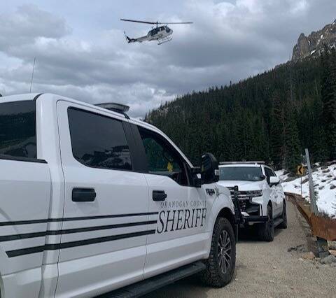 Snohomish County Sheriff’s Office helicopter that assisted with the search and rescue. Courtesy photo.
