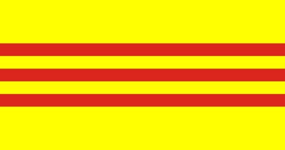 The South Vietnam flag. Courtesy image