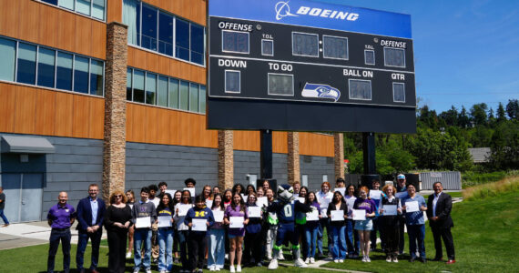 Washington State STEM Signing Day 2025 honorees in a group photo at a celebration event on June 6, at the Virginia Mason Athletic Center (VMAC) in Renton, WA. Courtesy photo.