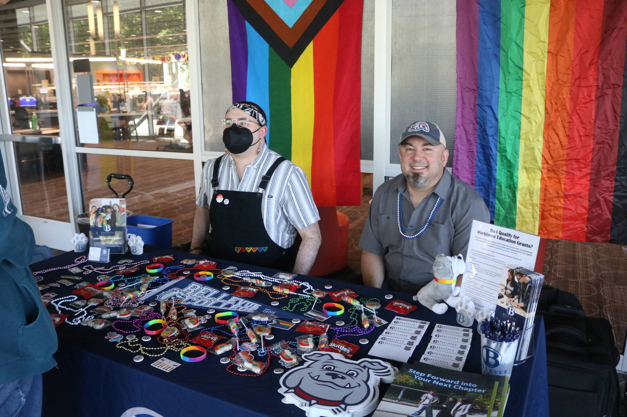 Bellevue College booth. Photo by Bailey Jo Josie/Sound Publishing
