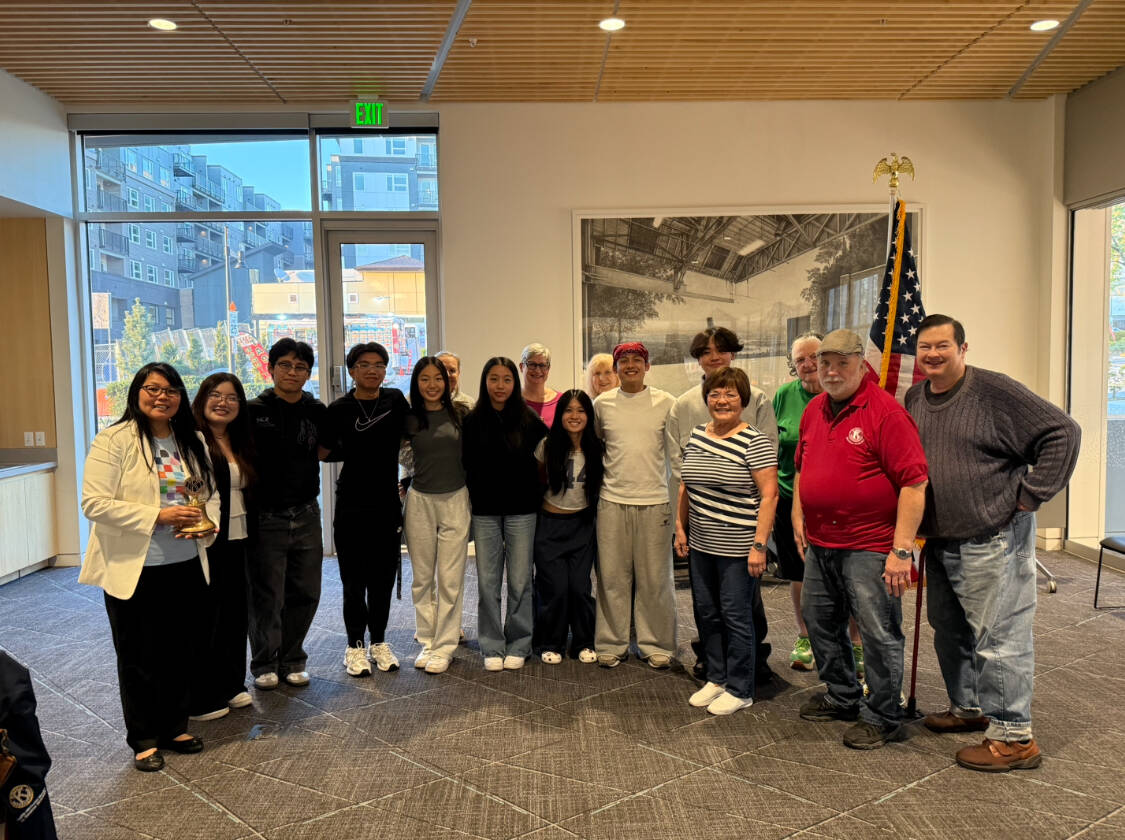 Kiwanis Club of Renton President Kim-Khánh Văn (far left) says that the club will “continue our traditions of serving children and communities for the next 93 years. We invite the community to join us on this journey to serve our children and communities.” Courtesy photo