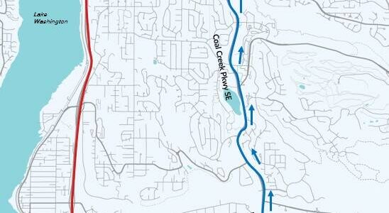 There’s a detour in Renton as a result of the northbound I-405 closure. Photo provided by WSDOT