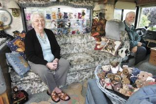 Shirley Groom and her husband